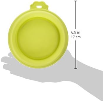 Cider Mills Petmate 23370 Silicone Round 3-Cup Travel Bowl for Pets, Go-Go Green...