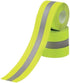 Sew on High Visibility Hi Vis Retro Reflective Fabric Tape (2" x 10 yds, Lime/Silver)...