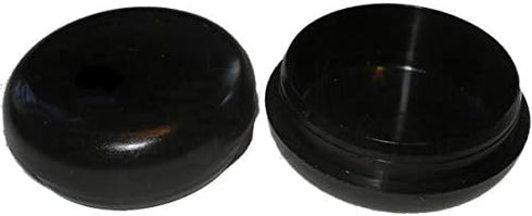 1-1/2" Deluxe Wrought Iron Outdoor Patio Furniture Glides Inserts End Caps for Table and Chair Feet (16, Black)...