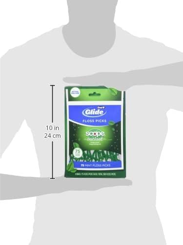 Scope Outlast Dental-Floss Picks, Mint, 300 Picks, Green...