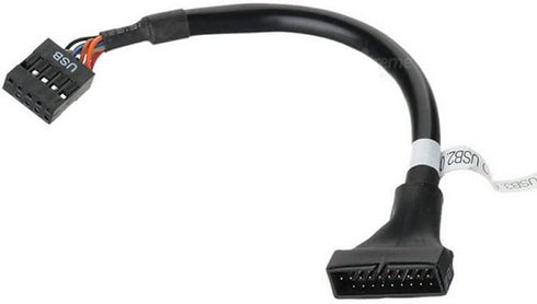 3 Pack USB 3.0 Header to USB 2.0 Motherboard Adapter 19 Pin to 9 Pin Connector Cable Front Panel USB3.0 to 2.0 Converter 19pin Male to 9pin Female...