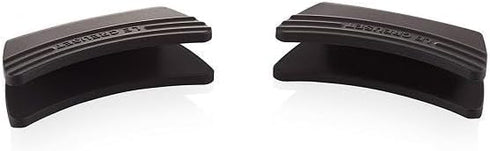 Le Creuset Silicone Set of 2 Handle Grips, 5" x 2 1/2" each, Black...
