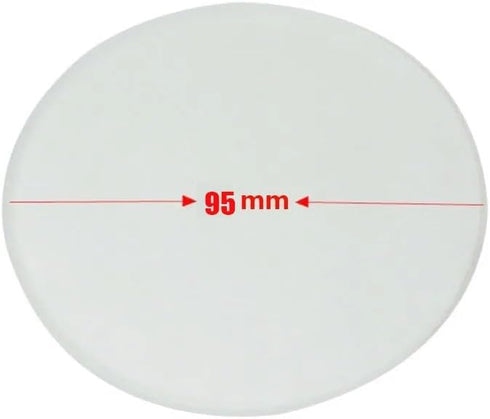 1pc 3-3/4" PP-95 Diameter 95mm Microscope Specimen Stage Translucent Frosted Glass Working Stage Round Specimen Plate for Stereo Microscope...
