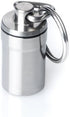 GUS Magnum Pill Fob, Made in USA, Stainless Steel Keychain Pill Holder, Larger Pill & Vitamin Holder...