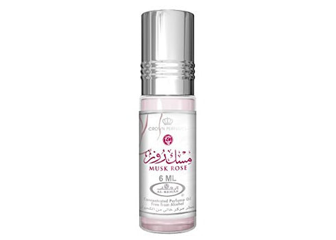 Al Rehab Musk Rose Concentrated Perfume Oil for Women, 0.2 Ounce / 6ml...