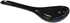 Black 10 pcs Porcelain Egg Spoons Ceramic Spoons 4.7 inch Coffee Dessert Yogurt Tea Milky Tea...