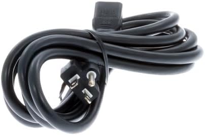 Heavy Duty AC Power Cord, 15A/250V, 14 AWG, 6-20P to C13, (NEMA 6-20P to IEC-60320-C13), Black, Lifetime Wty (3 ft)...