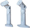 VideoSecu 2 White Universal Satellite Speaker Mounts/Brackets for Walls and Ceilings BS3 (White, 2 Pack)...