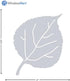 WindowAlert Aspen Leaf Anti-Collision Decal - UV-Reflective Window Decal to Protect Wild Birds from Glass Collisions - Made in The USA...