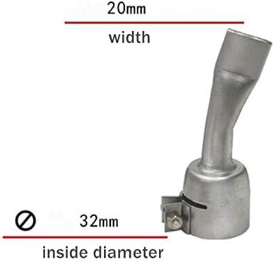 20mm Flat Welding Nozzle Tips for PVC Floor 40mm Weld Nozzle Plastic Welder Tip for Hot Air Tourch Gun Soldering Supplies Accessory 1Sets...