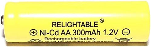 300mAh AA NiCd 1.2v Rechargeable Batteries Garden Solar Ni-Cd Light LED K (Pack of 20)...