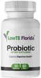 LowTE Florida® Probiotic Supplement - 60 Capsules, 60mg, Probiotics for Digestive Health and Immune Support with Lactobacillus Acidophilus, Lactob...
