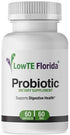 LowTE Florida® Probiotic Supplement - 60 Capsules, 60mg, Probiotics for Digestive Health and Immune Support with Lactobacillus Acidophilus, Lactob...