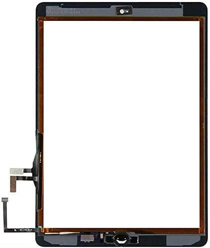 Touch Screen Digitizer for 2017 iPad 9.7 (A1822, A1823) Front Glass Replacement with Home Button & Tool Repair Kit + Adhesive (Black)...