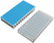 2pcs Silver Color Heat Sink 80x40x11mm Aluminum Heat Sink Radiator Cooler with Thermal Conductive Adhesive Tape Cooling Fin for Cooler Electronics...
