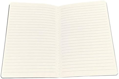 6pcs Travelers' Notebook Thread-bound Journal Diary Memo Pad,A6 Size(5.5X3.9") & 30 sheets (A6 (Ruled Pages), Black Cover)...