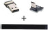 Cablecc Up Angled USB 2.0 Type-A Male to Micro USB 5Pin Male Data Flat Slim FPC Cable for FPV & Disk & Phone 200cm...