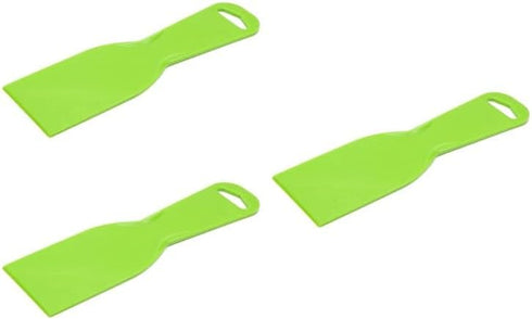 3Pcs Green Putty Scraper 2" Plastic Flexible Putty Knives Spreader for Taping Drywall Wall Painting,Painting Supplies and Tools,Paint, Wall Treatm...