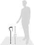 DMI Walking Cane and Walking Stick for Adult Men and Women, FSA Eligible, Lightweight and Adjustable, Ergonomic Hand Grip and Wrist Strap...