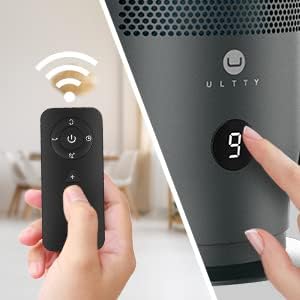 U ULTTY Remote Control for Air Purifier Fan with H13 HEPA | R21,R020,R022D...