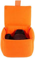 Zerone Waterproof Camera Bag, Shockproof Padded DSLR Camera Bags Insert Case, Camera Organizer with Hook and Loop for Camera Storage(Orange)...