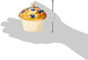 Old World Christmas Glass Blown Ornament Blueberry Muffin (32263)...