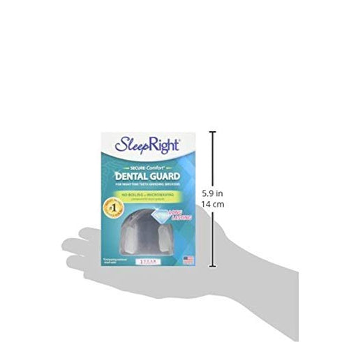 SleepRight Secure-Comfort Dental Guard Mouth Guard To Prevent Teeth Grinding SleepRight No Boil Dental Guard...