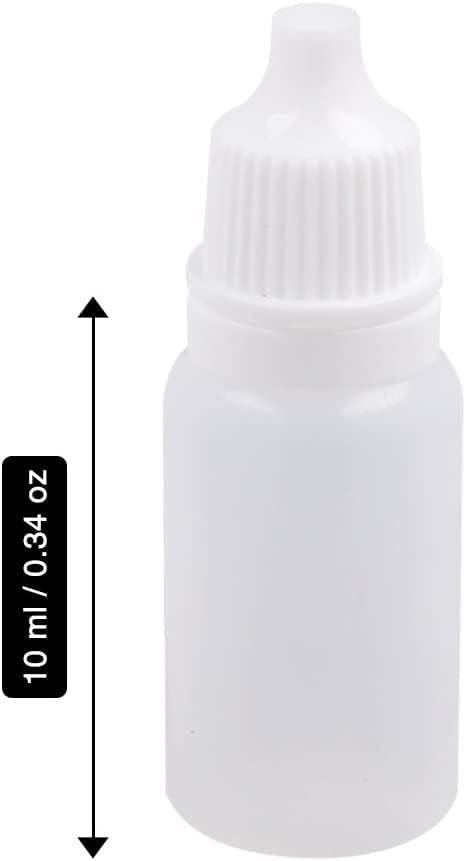 50 PCS Plastic Dropper Bottle Drop Bottles Empty Squeezable Eye Liquid Essential Oil Squeeze Bottle Small Dropper Refillable Containers with Caps ...