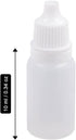 50 PCS Plastic Dropper Bottle Drop Bottles Empty Squeezable Eye Liquid Essential Oil Squeeze Bottle Small Dropper Refillable Containers with Caps ...