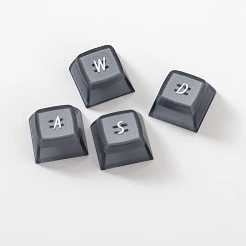 Idobao Translucent Backlight EMA Keycap Sets for ESC,W,A,S,D and Arrow Keys Clear Translucent with Blank/Top Print Socket Face Cartoon PBT Keycaps...