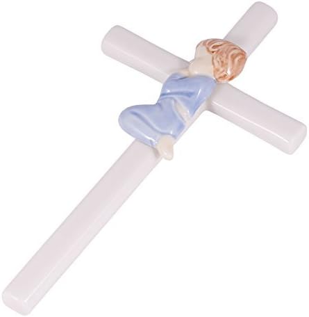 Roman Giftware Inc., Children's Gifts, New Baby, 7.5" H Valencia Praying BOY,Religious, Inspirational, Durable (7x4x1)...