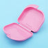 1Pc Pink Mouth Guard Case Orthodontic Retainer Box Denture Storage Container, Pink Attractive Design Easy to Clean and Store Convenient to Carry,O...