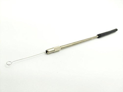 2 PCS Reusable Inoculating Loop Holders with 50pcs 10uL Nichrome Needle Tips Inoculation Loop for Bacterial Tissue Culture...