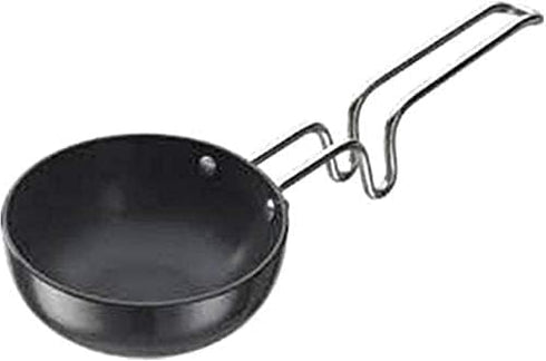 Sahishnu Online & Marketing Hard Anodized Aluminium Tadka Pan, Mini Fry Pan, Large Tadka Pan,Dal Tadka Pan,Vagaria,Vagaria with Long Handle...