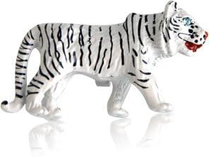 Cuff-Daddy White Tiger Cufflinks with Travel Presentation Gift Box...