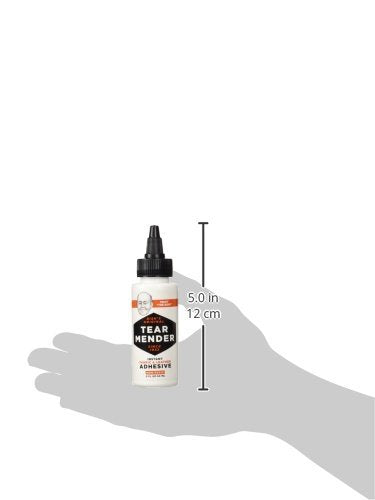 Tear Mender Instant Fabric and Leather Adhesive, 2 oz Bottle...