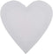 Heart Shaped White Blank Painting Canvas Wooden Framed Artist Pre-Stretched Canvas Panel Plain Small Canvas Crafts Boards for Students Artists Pai...