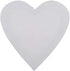 Heart Shaped White Blank Painting Canvas Wooden Framed Artist Pre-Stretched Canvas Panel Plain Small Canvas Crafts Boards for Students Artists Pai...