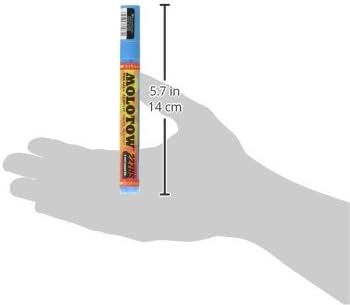 MOLOTOW ONE4ALL Acrylic Paint Marker, 4mm, Shock Blue Middle, 1 Each (227.205)...