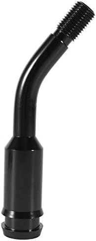 Qiilu Shift Knob Extender, 5in Car Shift Knob Extender Straight Gear Shifter Lever Extension for T4 1990-2003 Black...