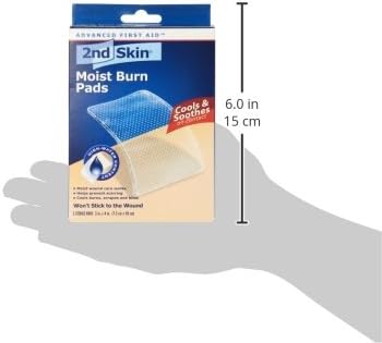 Spenco 2nd Skin Moist Burn Pads, Large (3 x 4 Inches), 3-Count...