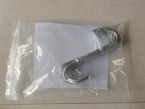 Stainless Steel Meat Hooks, 20Pcs, S-Shaped, Wall Mount, Heavy Duty, 15CM, for Kitchen, Smoking, Drying, Storage...