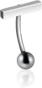 COLORFUL BLING 14g Surgical Stainless Steel Bar Belly Button Rings Set Navel Barbell Ball Studs Body Piercing Jewelry...