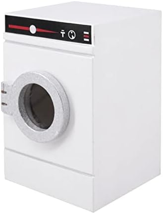1:12 Dollhouse Miniature Doll Furniture Laundry Washing Machine Model Landscape Doll House Miniature Decoration Electrical Appliance Drum Washing ...