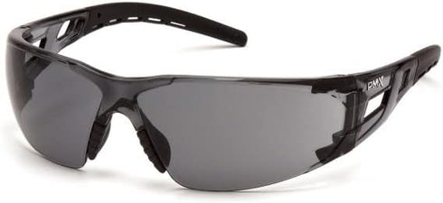 Pyramex Fyxate Safety Glasses, Gray H2MAX Anti-Fog Lens...