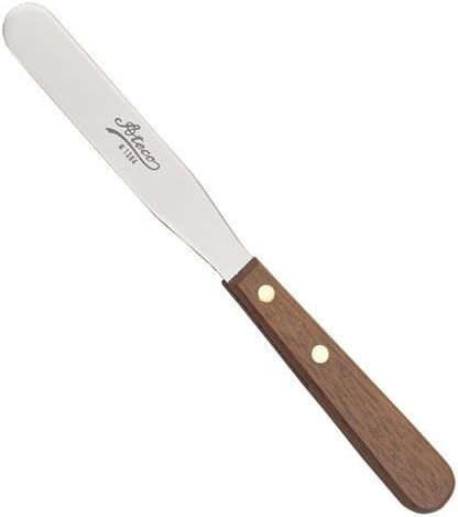Ateco Straight Spatula, 4.5 Inch, Wood...