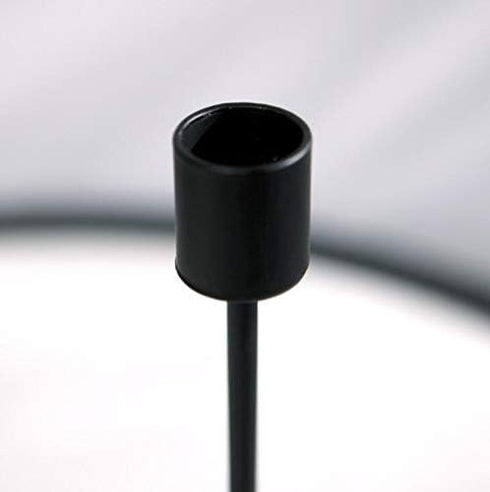 Black Metal Candlesticks Holder for Taper Candles Table Romantic Candle Holders for Wedding Birthday Holiday Dinner Home Bar Decorative...