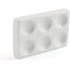 1PC White Porcelain Spot Plate 6 Wells Laboratory Spotting Reaction Plate Best for Laboratory Chemical Experiment Testing...