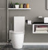 Industrial Style Toilet Paper Holder Vintage Metal Iron Pipe Wall Mounted Towel Rack Roll Holder for Bathroom Kitchen Bedroom,Rust Free,Matte Blac...