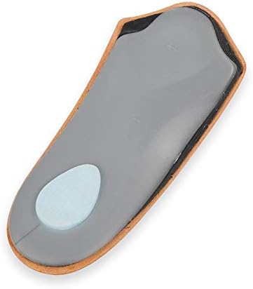3/4 Leather Orthotic Inserts with Metatarsal Pad, Arch Support Insoles Shoe and Padding at The Heel for Men and Women...